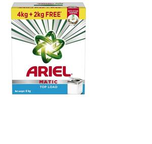 Polvo de lavado Ariel Matic Top Load 4kg para una potente eliminación de manchas y frescura en máquinas de carga superior - Product Image 1