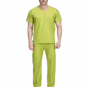 Tenue médicale tricotée pour hommes, nouvelle mode, col montant, manches courtes, personnalisable, haute qualité, pour hôpital, prix OEM compétitif - Product Image 6