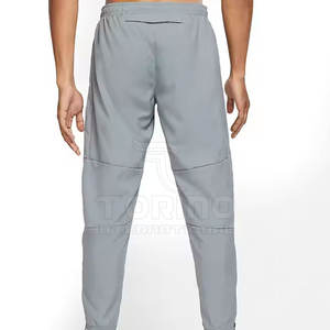 Pantalones de chándal de lona ligeros informales para hombre al mejor precio, nuevo diseño, lavado, elástico, cintura media, patrón recto, servicio OEM disponible - Product Image 2