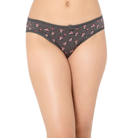 Braguitas de Mujer Modernas de Cintura Baja con Estampado Floral, Spandex/Algodón, Secado Rápido, Antibacterianas, Transpirables, Sexys, Suaves y Cómodas, Tejidas