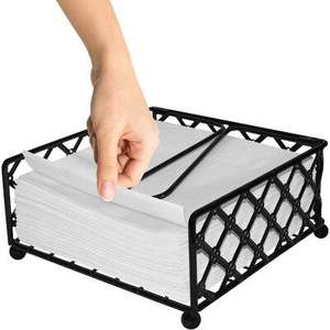 Soporte de pañuelos de diseño admirable soporte de pañuelos de metal de primera calidad para Decoración de mesa al mejor precio - Product Image 5