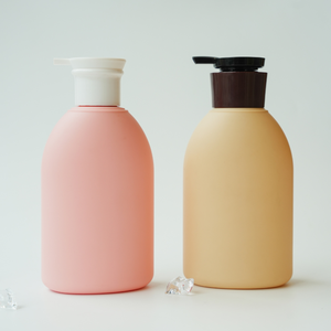 2025 nouvelle conception HDPE 500ml bouteilles en plastique 2 couches en plusieurs couleurs pour shampoing gel douche nettoyants pour le visage - Product Image 4