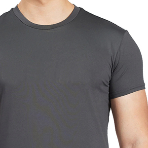 T-shirt Hip Hop tendance d'été pour hommes, couleur personnalisée avec ourlet incurvé, ligne extra-longue imprimée, grande taille 100% coton, bas quantité minimale de commande vente - Product Image 2