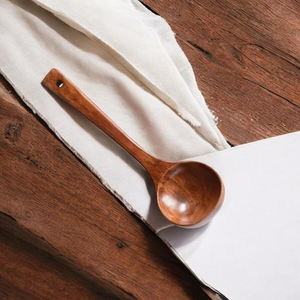 Juego de Cubiertos de Madera Clásicos Ecológicos de Aspecto Natural para Fiestas, Utensilios de Cocina, Nuevo Diseño, Precio Razonable, Saniya - Product Image 3