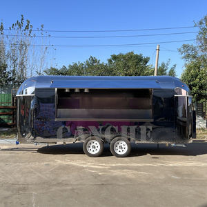 Équipement de grill de taille personnalisée Camion mobile de cuisine Van Camion de restauration rapide Camion de tacos mobile Chariots de café Restaurant BBQ Camion de restauration - Product Image 1