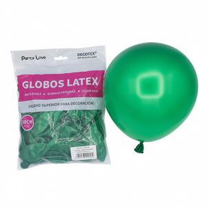 Palloncini in Lattice Party Love 30cm Verde Metallizzato R12 Decorazione - Product Image 2