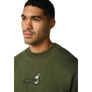 Wholesale New Arrival Winter Printed Crewneck Sweatshirt Outdoor Style Cotton Fleece Printed Unisex Sweatshirt OEM - Product Image 2