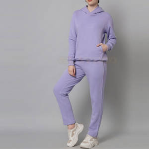 Survêtement à capuche décontracté pour femmes OEM pour l'hiver couleur unie pour une utilisation en extérieur Offre Spéciale populaires - Product Image 3