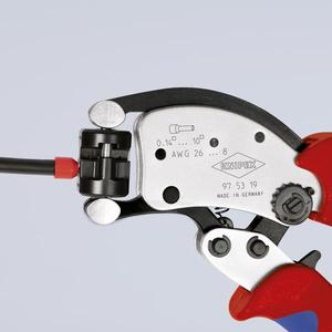 Knipex twistor T คีมจีบแบบปรับตัวเองสำหรับปลอกลวดพร้อมหัวตายแบบหมุนได้ - Product Image 2