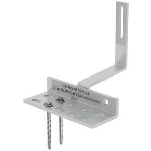 Sistema de Montaje Solar IronRidge All Tile Hook con 2 Soportes QM-ATH-02-M1 - Product Image 2