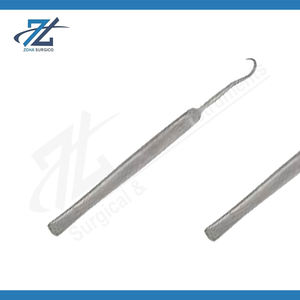 Crochet trachéal manuel de haute qualité, tranchant, 165 mm de long, en acier inoxydable, instrument chirurgical réutilisable, certifié CE, fabricant - Product Image 2