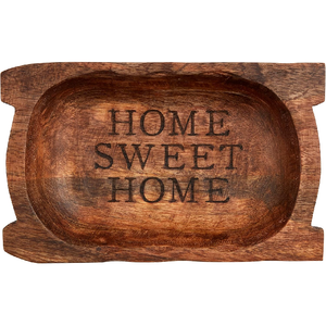 ชามไม้สำหรับใช้ในบ้านชามไม้สำหรับเสิร์ฟอาหารไม้สไตล์รัสติก - Product Image 1