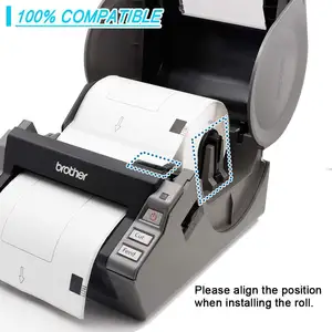 DK-1241 Die-Cut 4" X 6" Large Shipping Paper Label 102 Mm X 151 Mm 200/ Roll For Brother QL-1100