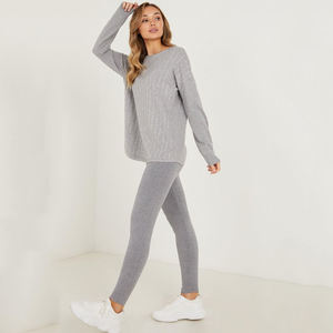 2024 gros personnalisé femmes Leggings meilleur Design décontracté pleine longueur séchage rapide respirant tricoté taille moyenne de haute qualité - Product Image 4