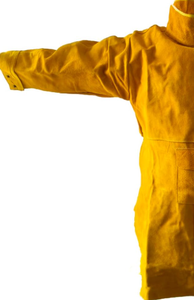 Delantal de soldadura de cuero genuino unisex superventas logotipo personalizado impreso ropa de trabajo impermeable venta al por mayor Gran oferta - Product Image 2