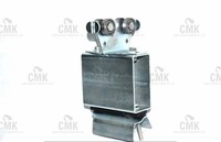 Chariot porte-câbles manuel robuste en acier inoxydable à 3 niveaux pour rail en C, pour systèmes de feston et de guidage de câbles d'alimentation de grue et palan