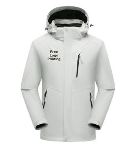 Chaqueta Ecológica de Invierno para Hombre, para Senderismo al Aire Libre, Cuello Alto, Diseño Sólido, Cierre de Cremallera, Tecnología de Material Cordura - Product Image 2