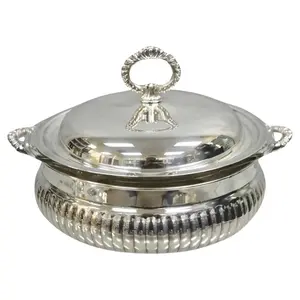 Cacerola de Acero Inoxidable con Acabado Premium para Servir |   Ideal para Uso Doméstico y de Catering - Product Image 1