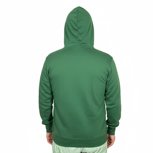 Sweat à capuche en molleton 100% coton avec logo personnalisé, tissu écologique 330g, coupe classique, service OEM, sweat-shirts basiques - Product Image 2
