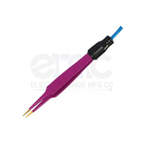 Instrument chirurgical de base, forceps bipolaires en acier inoxydable antiadhésif de 3 mm à usage unique, pointe droite - Product Image 5