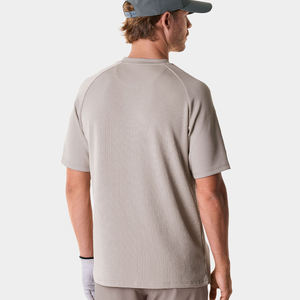 OEM personalizado propio logotipo de la marca de manga corta de alta calidad de los hombres de camisetas 100% algodón transpirable liso de peso pesado de talla grande camiseta - Product Image 4