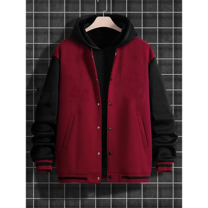 Última colección de invierno, chaqueta universitaria informal con soporte, Mangas de cuero a medida, lona, estilo Letterman en blanco, venta al por mayor - Product Image 1