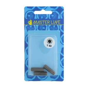 Inserti Torx in Blister Mm. 25 Gr.T40 M 8,0 (3 pezzi) - Product Image 1