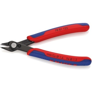 Electronic Side <b>Cutters</b> Super-Knips 125 Mm Form 8 Beveled <b>Edge</b> Very Small Burnished for KNIPEX - Product Image 3