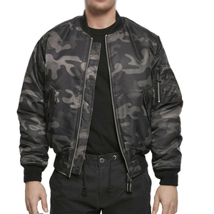 Chaqueta de bombardero de manga larga para hombre, la mejor calidad, estilo callejero, la chaqueta de lona de invierno más vendida para adultos - Product Image 1