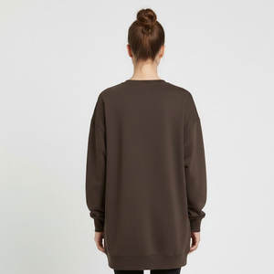 เสื้อฮู้ดดี้โอเวอร์ไซส์สำหรับผู้หญิง ประดับคริสตัล ใส่สบาย ทรงปกติ อุ่น นุ่ม ผ้าฟลีซ ใส่ลำลองได้ทุกวัน เหมาะสำหรับฤดูหนาว สไตล์สตรีท - Product Image 2