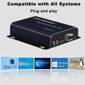 Convertisseur d'extension KVM HDMI fibre optique SYONG 4K 60Hz 1080P 120Hz 20Km HDMI optique USB KVM Extender émetteur vidéo audio - Product Image 6