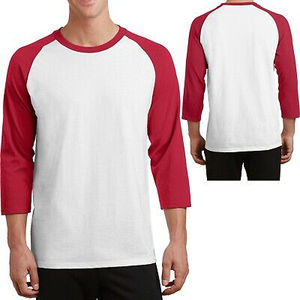 Personalizado hombres Algodón ligero raglán manga larga Streetwear transpirable hombres Casual algodón manga larga Slim-Fitness diseño deporte - Product Image 1