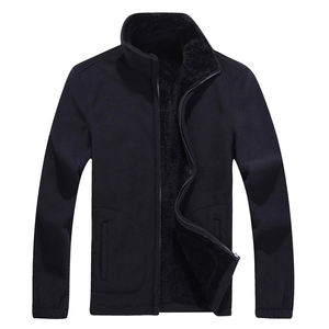 Chaquetas de hombre de forro polar con cremallera completa personalizadas de buena calidad personalizadas directamente de fábrica a precio barato - Product Image 3