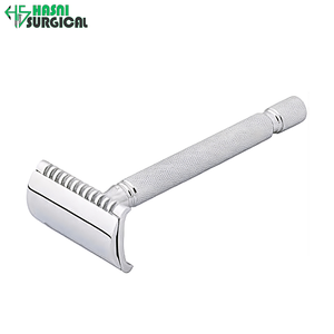 Maquinilla de afeitar de seguridad para hombre, maquinilla de afeitar de doble filo de acero inoxidable, maquinilla de afeitar de seguridad premium, resistente - Product Image 5