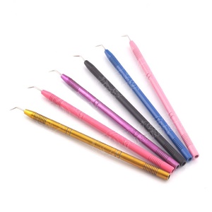 Outil japonais en acier inoxydable longue durée pour rehaussement et séparation des cils, idéal pour les produits de lamination des sourcils et des cils, avec logo - Product Image 4