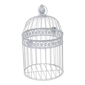 กรงนกเหล็กแบบแขวนทำจากโลหะสีเงินกรงนกรูปร่างและขนาดพิเศษออกแบบได้ตามที่ต้องการ - Product Image 3
