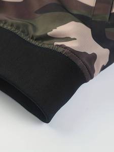 2024 Blouson d'aviateur réversible de camouflage cool de grande taille avec logo personnalisé brodé 100% polyester Streetwear - Product Image 6