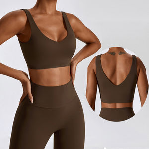 Soutien-gorge de sport pour femmes de haute qualité pour Gym Fitness Running Yoga-Séchage rapide et élastique avec impression de logo personnalisé-Vente en gros - Product Image 3
