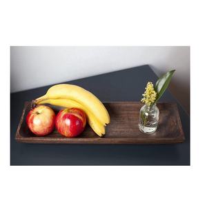 Bol à pâte rectangulaire de vente chaude en bois de mangue pur artisanat naturel jetable pour la maison hôtel restaurant utilisation alimentaire commerciale - Product Image 1