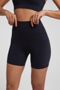 2026 Top Trending Soft Fitness deportes de cintura alta correr ciclismo pantalones cortos Leggings completo Jogging Yoga corto para mujeres - Product Image 2