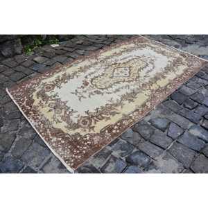 พรมขนาด 3.7x6.8 ฟุต, พรมลายวินเทจ, พรมลายจุดสีน้ำตาล - Product Image 3