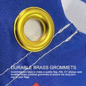 Expédition rapide en gros bricolage bannière personnalisé votre Logo & Design extérieur matériel publicité <span class=keywords><strong>quatre</strong></span> <span class=keywords><strong>coins</strong></span> perforé bannière drapeau - Product Image 3