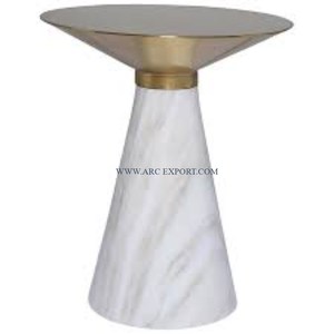 Merveilleuse table d'appoint basse de forme personnalisée la plus vendue Table d'appoint basse en métal de qualité supérieure pour chambre à coucher et salon en Inde - Product Image 2