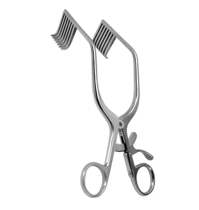 Retractor Cerebelar Miskimmon de 200 mm, 7x7 Puntas, Angulado, Afilado, Instrumento Ortopédico - Product Image 1