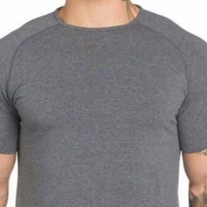 <b>Top</b> Quality Men Slim Fit Muscle T Shirts Gym T Shirt for Men with <b>distressed</b> embroidery logo from Pakistan - Product Image 4