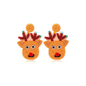 Best Selling Unisex Gold and Silver Plated Geometric Drop Earrings Christmas Jewelry from India - Product Image 3