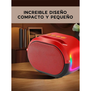 Portable <b>Wireless</b> Rechargeable Bluetooth <b>Speaker</b> with FM Radio - Assorted Colors - Product Image 6