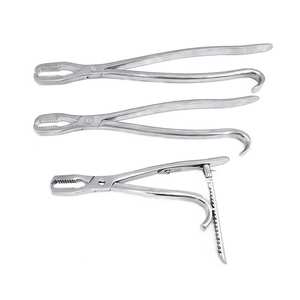 ชุดคีมจับกระดูก Lane Bone Holding Forceps 3 ชิ้น ขนาด 6 10 12 นิ้ว สำหรับสัตวแพทย์ ทำจากเหล็กกล้าไร้สนิม ใช้สำหรับผ่าตัดกระดูกและข้อ  แบบใช้มือ ได้รับมาตรฐาน CE - Product Image 3