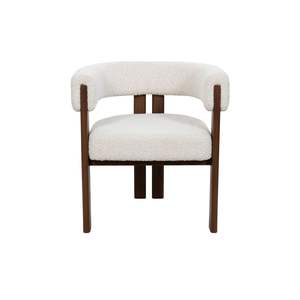 Modern Luxury <b>White</b> Boucle <b>Dining</b> <b>Chair</b> Nordic Solid Wood <b>Dining</b> <b>Room</b> Furniture <b>Dining</b> <b>Chairs</b> for Home japan - Product Image 4
