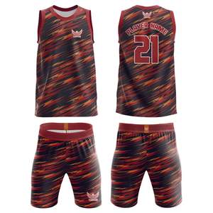 Ensembles d'uniformes de badminton personnalisés légers réversibles de haute qualité, vêtements d'équipe à manches courtes d'été avec design imprimé - Product Image 1